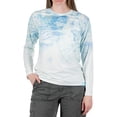 thumbnail image 1 of Realtre Ladies Crop Tee, Skylight Ombre, XL, 1 of 10