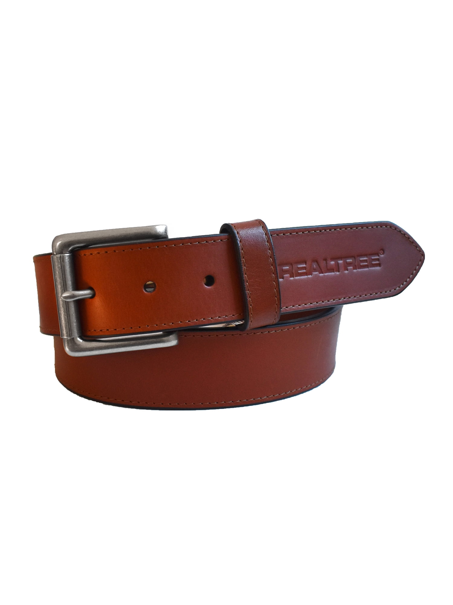 Realtree 38MM Stitched Genuine Leather Belt