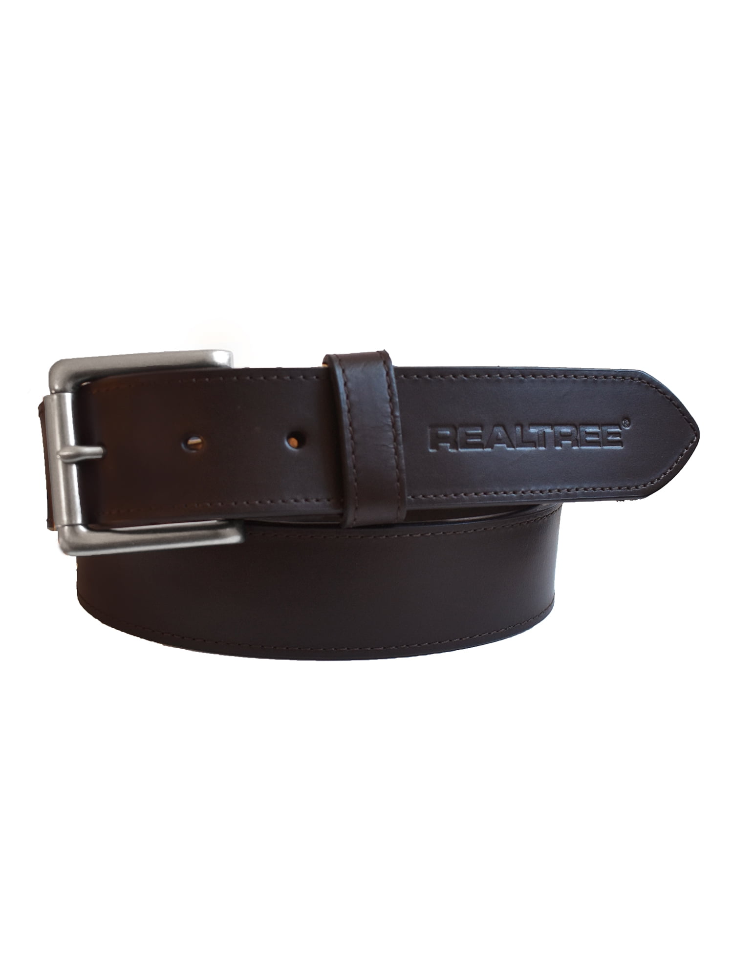 Realtree 38MM Stitched Genuine Leather Belt