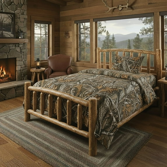 Realtree 4 Piece Twin Bed In Bag Bedding Set, APX