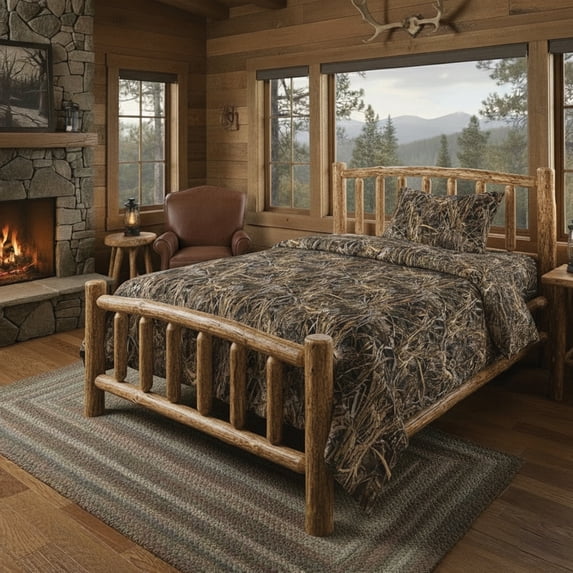 Realtree Max 7 Bedding Set, Twin 4 Piece Bed in a Bag with Comforter, Sheets, and Pillowcase