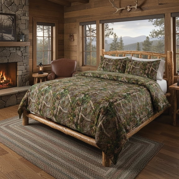 Realtree Xtra Green Camo 5-Piece Full Bed in Bag Set, 78" x 86"