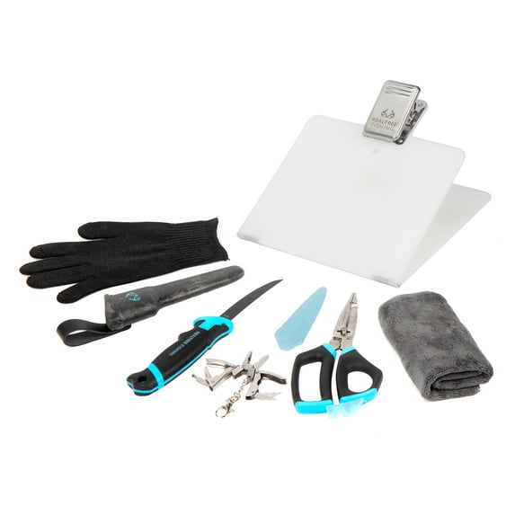 Realtree 6 Piece Angler Combo Fishing Pliers and Tool Kit