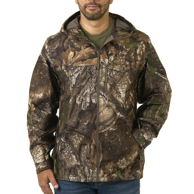 Realtree APX Men's Waterproof Windproof Camo Hunting Jacket