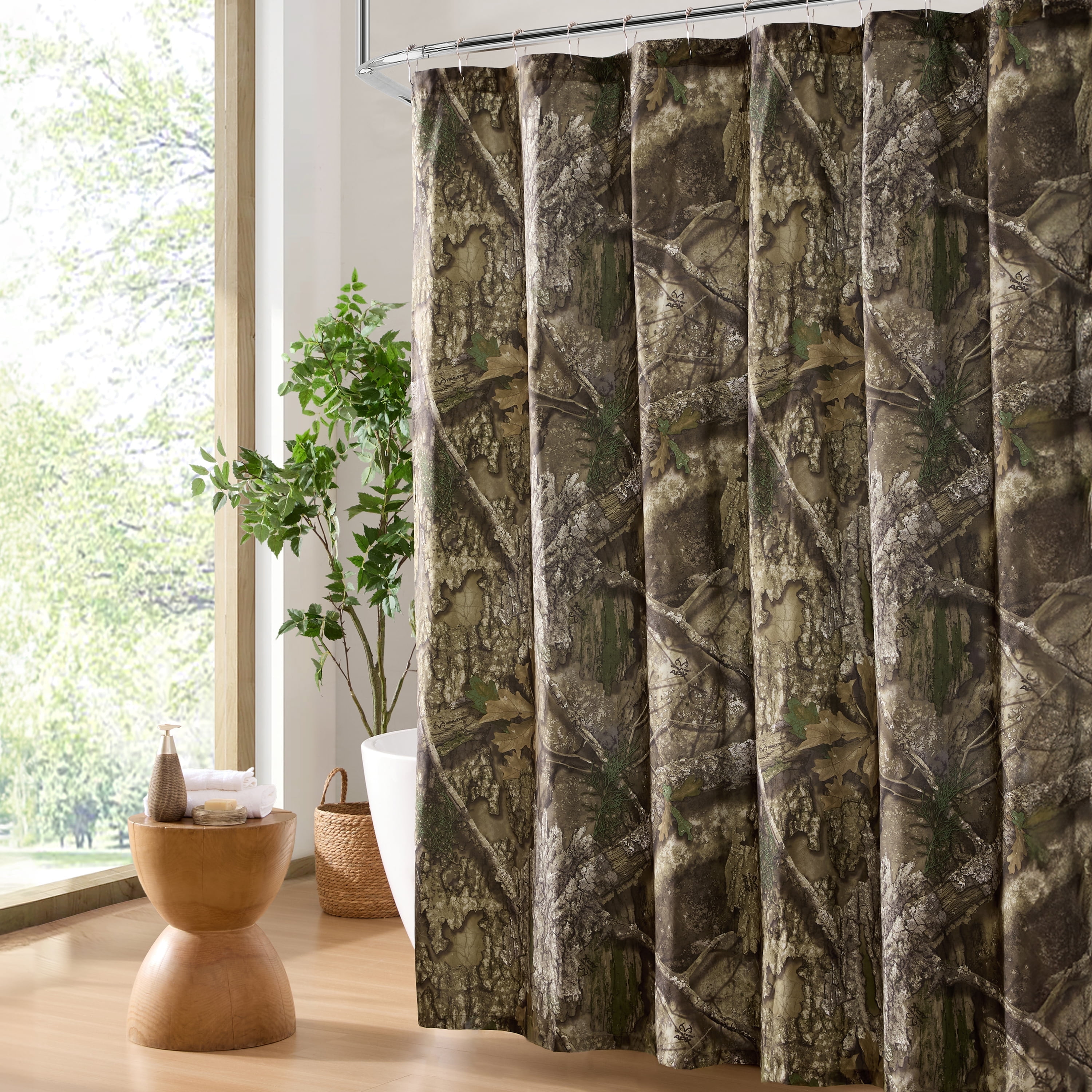 Realtree APX Shower Curtain, 70"x72" Camouflage