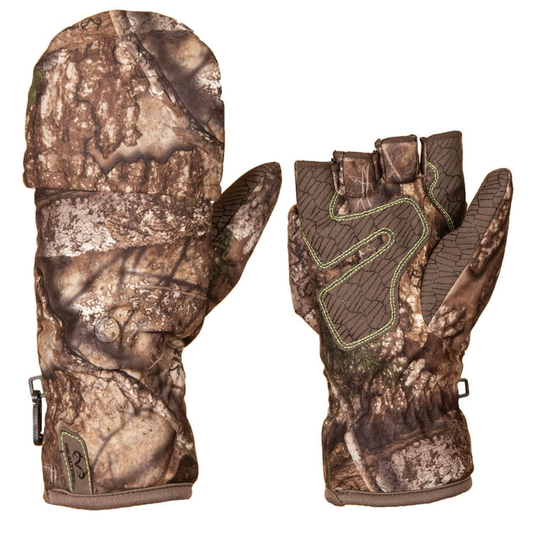 Realtree APX Youth Pop-Top Hunting Gloves, Unisex
