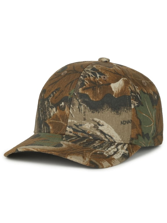 Realtree Advantage Camo Hat – Structured Hunting Cap, Pro Round Crown, Adjustable Snapback, Outdoor Style