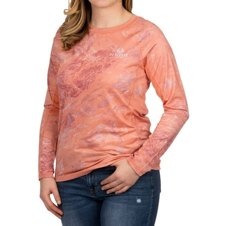 Realtree Aspect Bellini Women's Long Sleeve Reversible Performance Fishing Tee Shirt