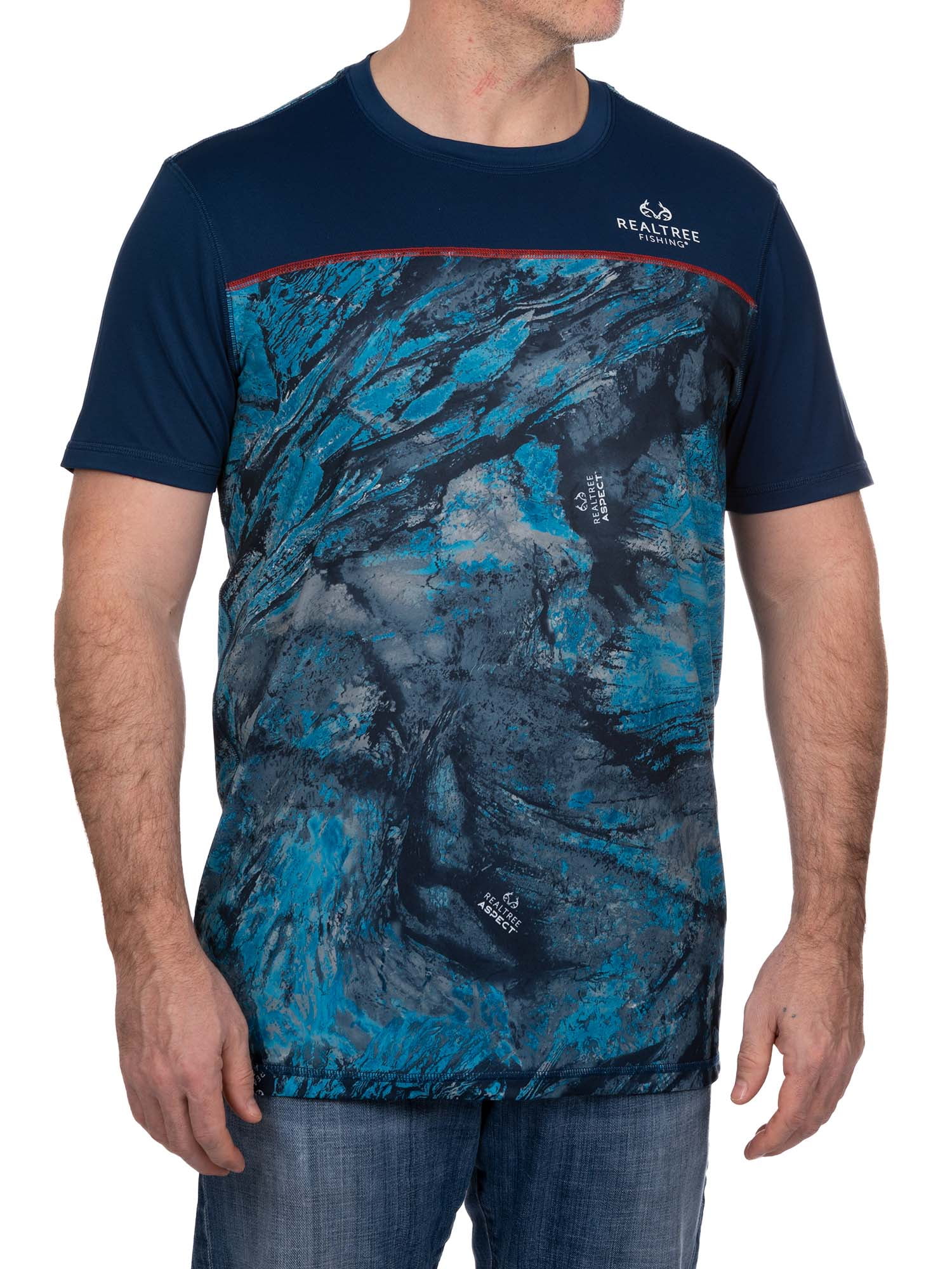 Realtree Aspect Cenote Men's Short Sleeve Fishing Shirt 