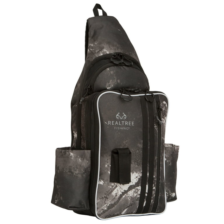 Realtree Tackle Sling Midnight with 3600 Utility Box, Adjustable