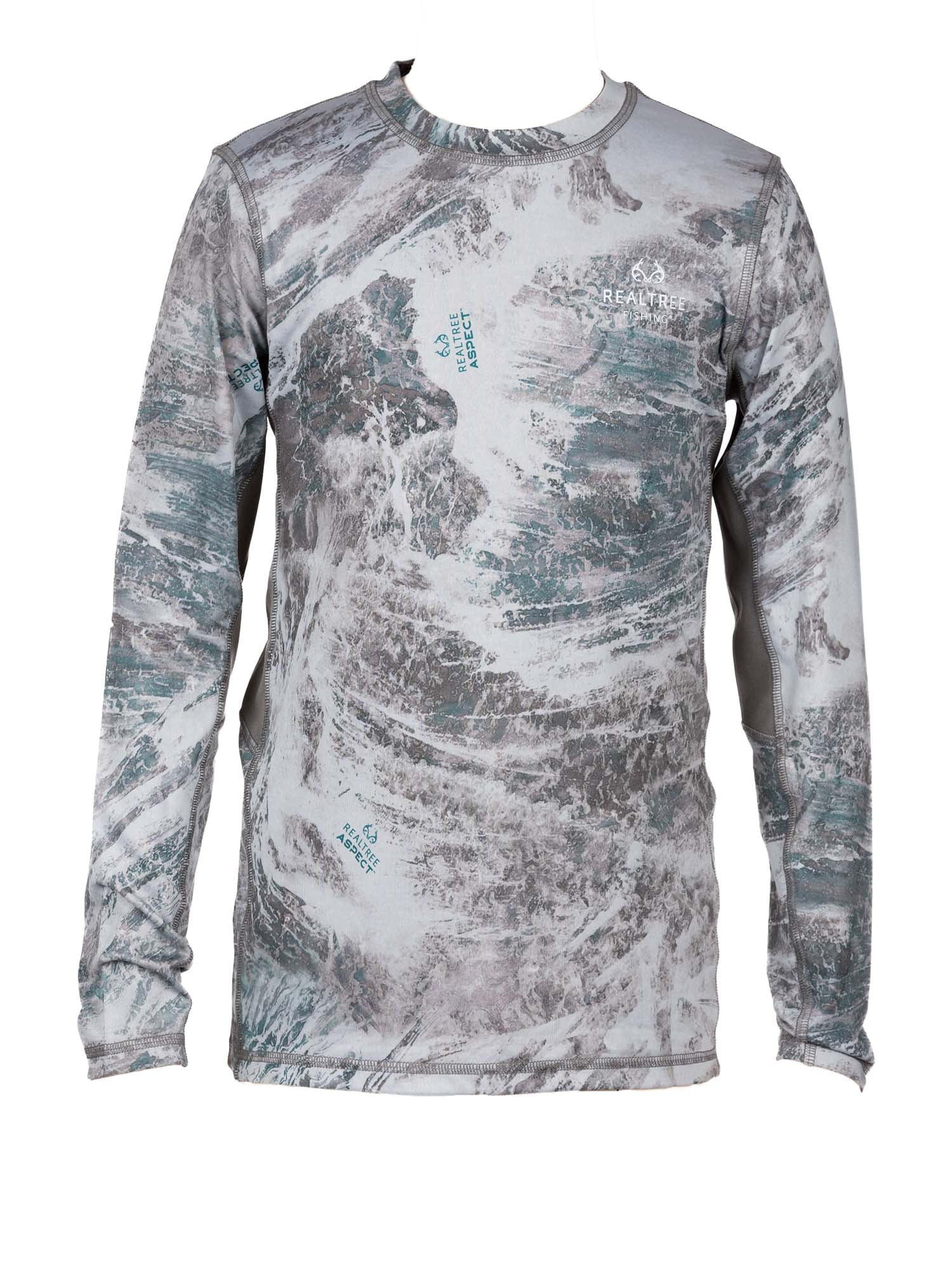 Realtree Aspect Youth Long Sleeve Reversible Fishing Shirt, Size: Small, Multicolor