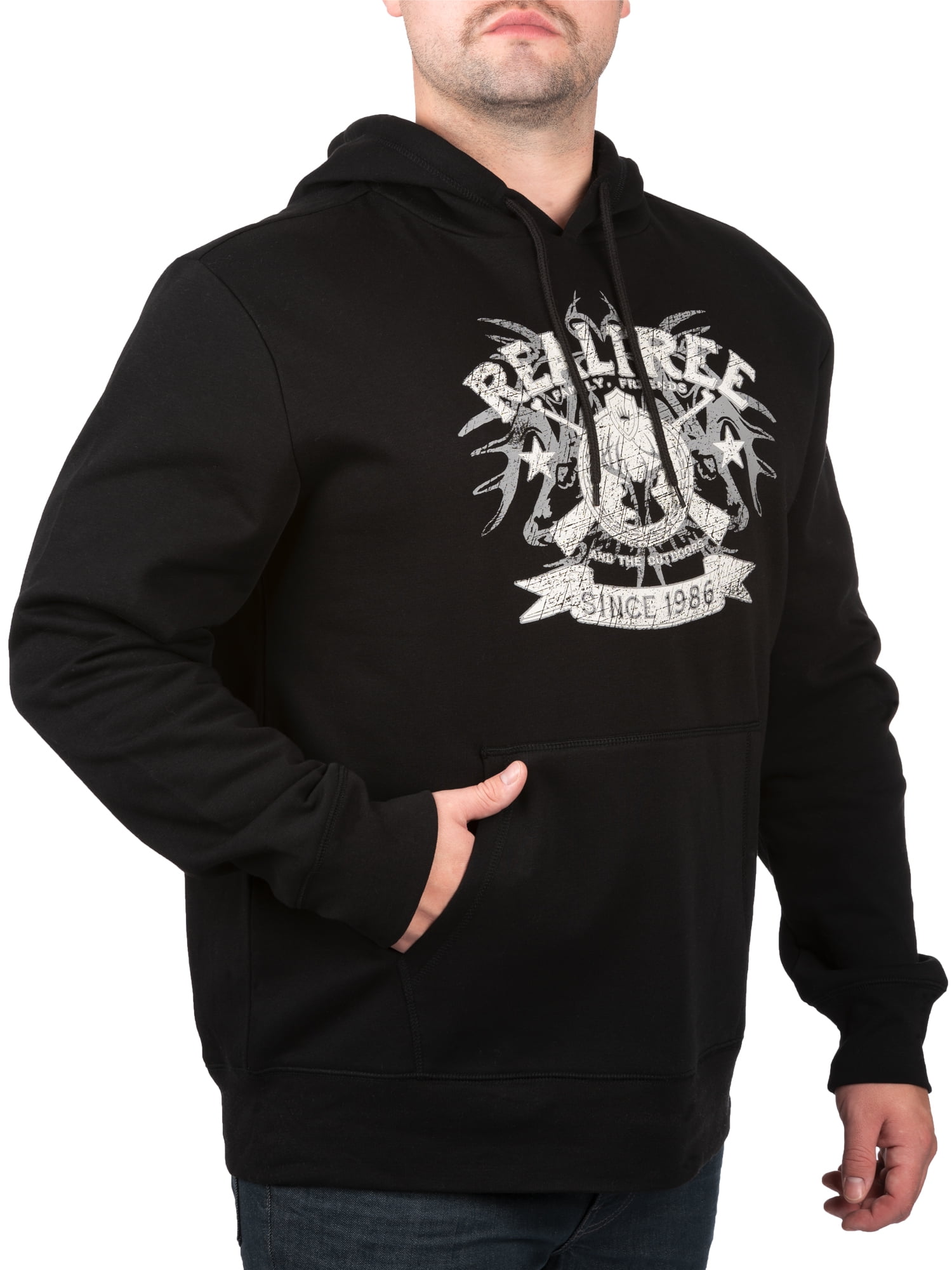 Realtree Black Outfitters R1 Men Graphic Hoodie