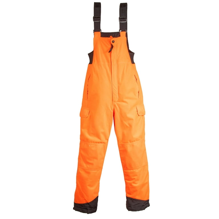 Realtree Blaze Orange Youth Insulated Hunting Bib, Size L, Unisex