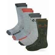 Realtree Boys Socks, 4 Pair Merino Wool Camo Multi Kids Youth Boot Socks (Little Boys & Big Boys)