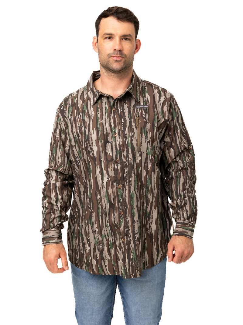 T-Shirt Camouflage Realtree Homme – Taille L – Léger – Chasse Et Outdoor
