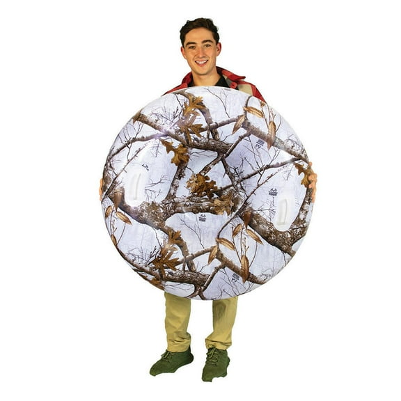 Realtree Camo Camouflage Jumbo Inflatable Heavy-Duty 46" Snow Tube