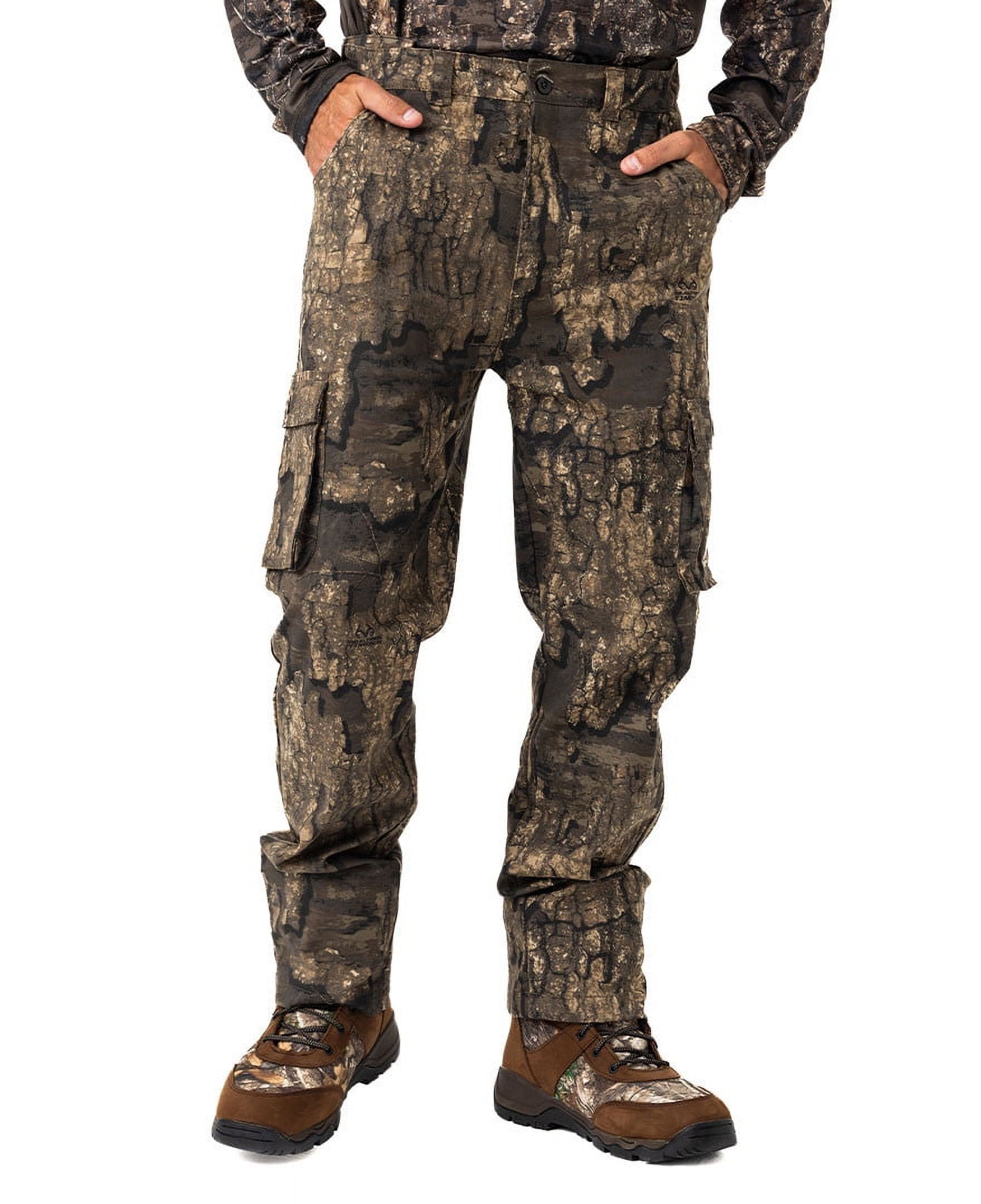 Realtree Camo Hunting Men's 6 Pocket Pants | TIMBER Camo | Size 3X ...
