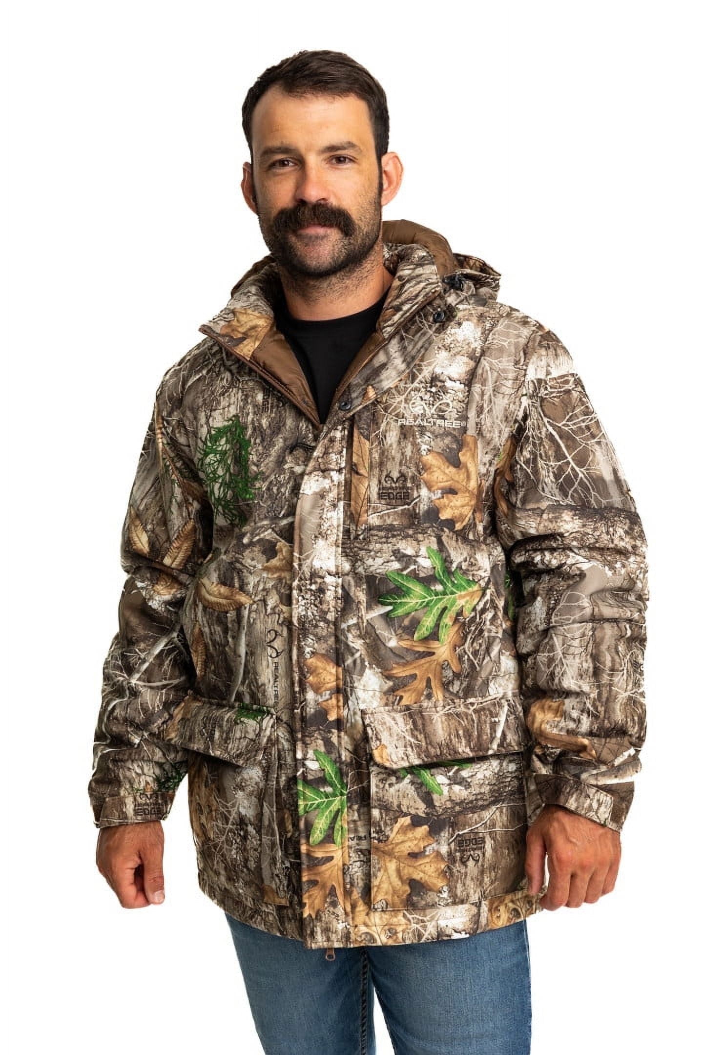 faf × soundsports Tree Camo Jacket SP Realtree Pro Staff Men's Hunting Jacket, Scent Control Insulated