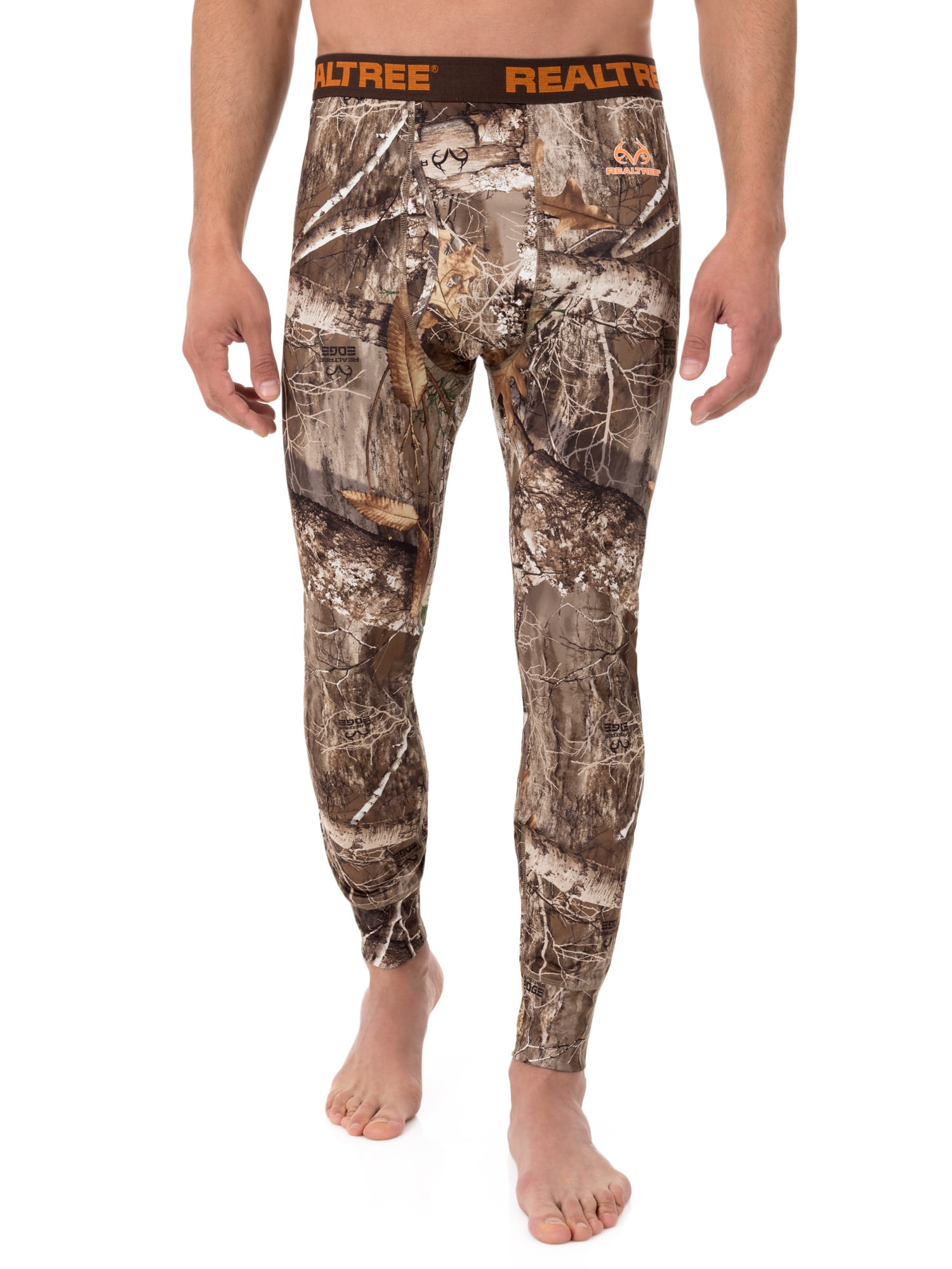 Realtree Men's Fitted Baselayer Thermal Underwear Bottom