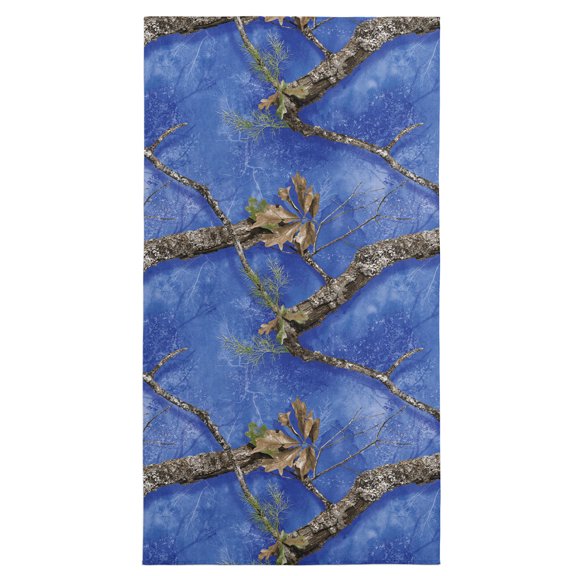 Realtree Cerulean Blue Microfiber Beach Towel 30×60 inches