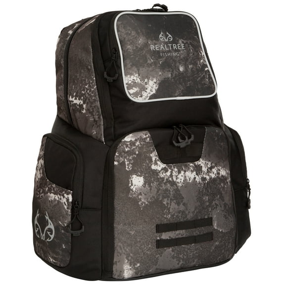 Realtree Deluxe Fishing Tackle Backpack, Midnight