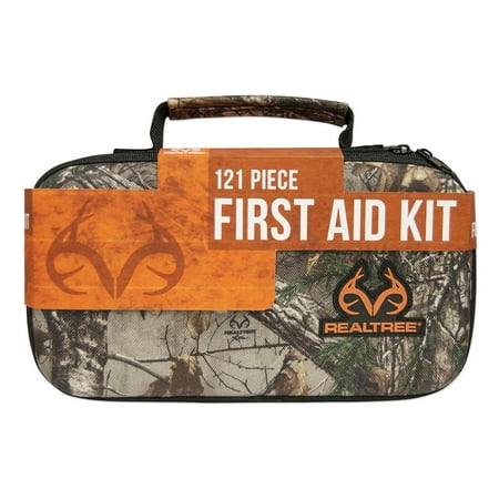 Realtree Deluxe Hard-Shell Foam First Aid Kit - 121 Piece