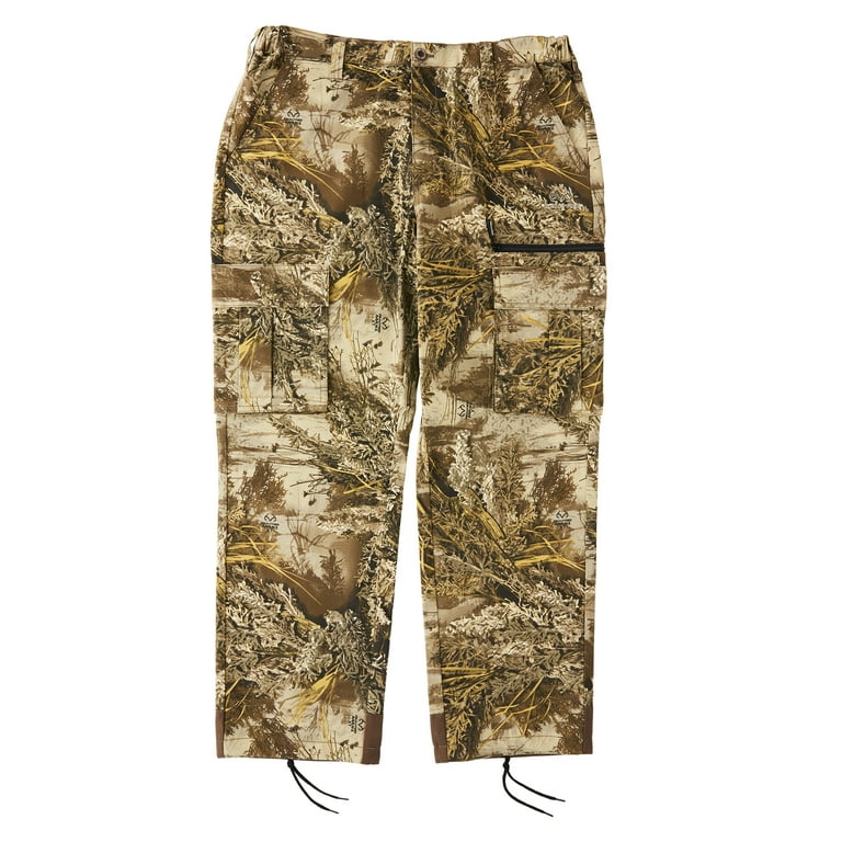 Realtree EDGE Men s Relaxed Fit Cargo Camo Pant Small Walmart