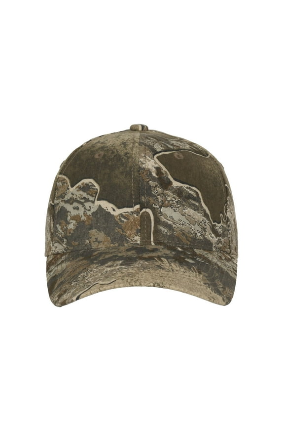 EXCAPE Camo Hunting Hat, Soft, Structured Cap for Men with Tape Closure, One Size, Adult, Camo