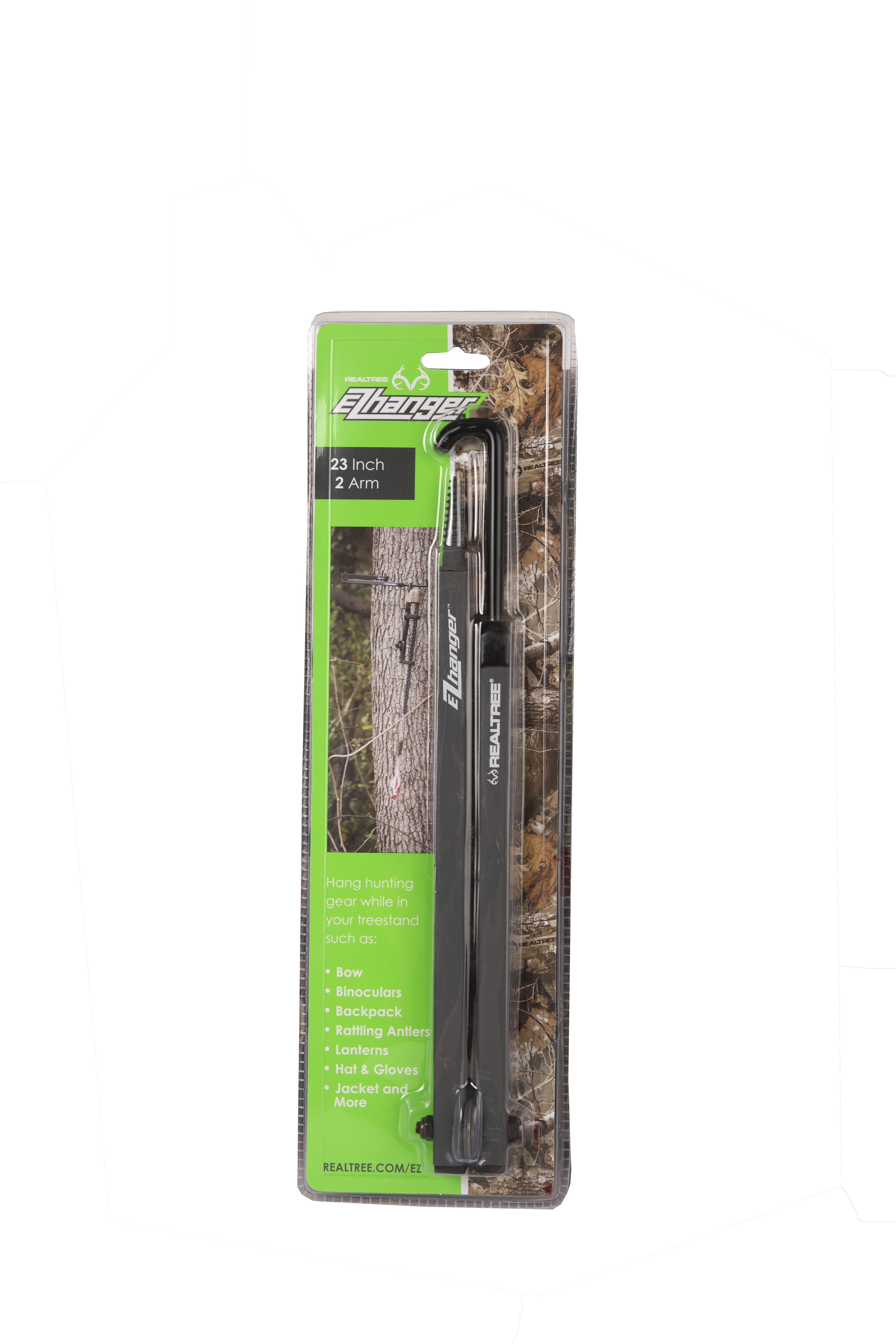 Realtree EZ Hanger 23" Multi-Purpose Gear Hanger and Hunting Accessory, 1 Pack
