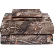 Realtree Edge Camo Sheet Set Twin – 3-Piece Microfiber, 15" Deep Pocket