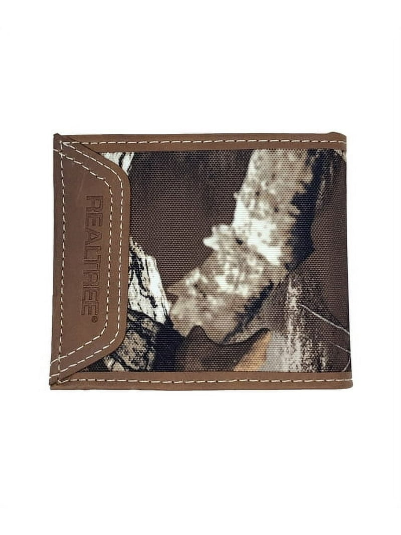 Realtree Camo Canvas RFID Blocking Male Casual Pass Case Wallet