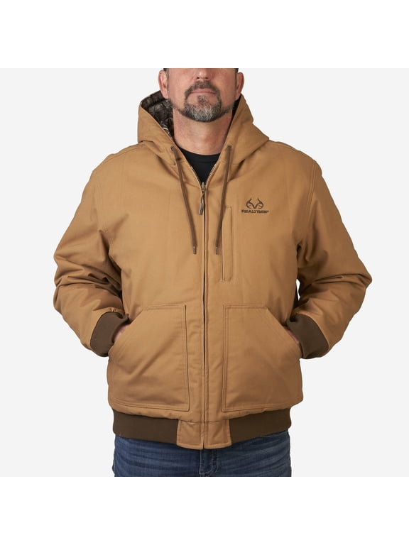 Edge Men's (Male) Mid-Length Reversible Work to Hunt Hooded Jacket, Sizes S-3XL
