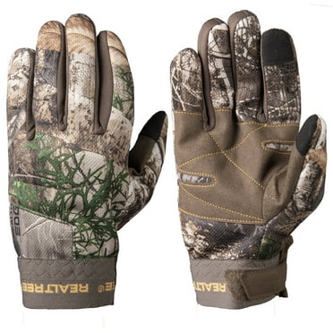 Realtree Edge Men's Utility Hunting Touchscreen Gloves