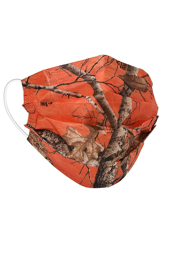 Realtree Edge® Orange Disposble Face Covering- 10 Pack