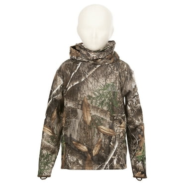 Realtree Edge Youth Performance Pullover Hoodie with Neck Gaiter
