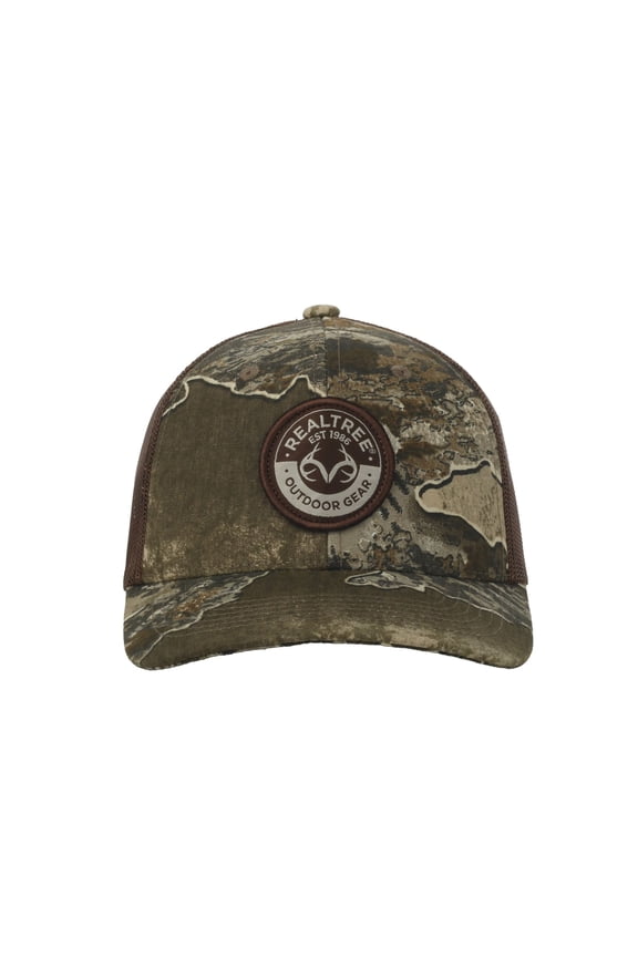 ® Excape Camo 6-Panel Trucker Hat – Mid Profile Mesh Back Snapback, One Size