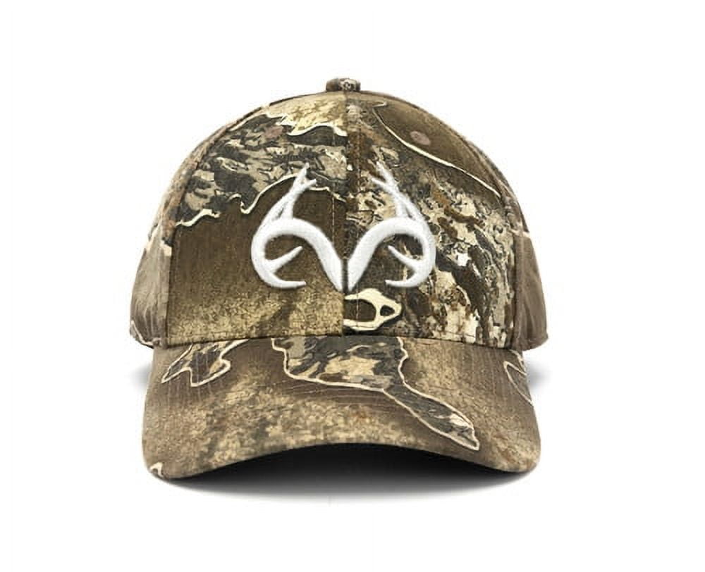 帽子 Etavirp. Logo Realtree Cap Realtree Embroidered Antler Logo Camo Deer Hunting Cap Hat