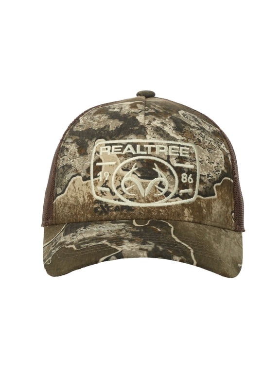 Excape Camo Hunting Cap Low Profile Mesh Back Snapback, One Size