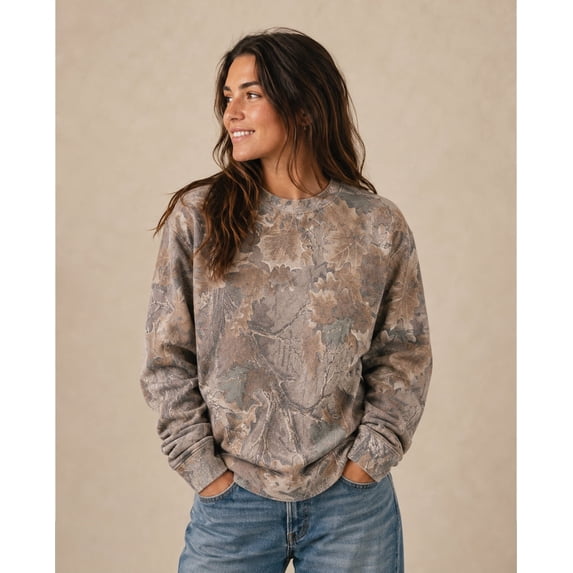 Realtree Faded Camo Crewneck sweatshirt for Men and Women Size 2X