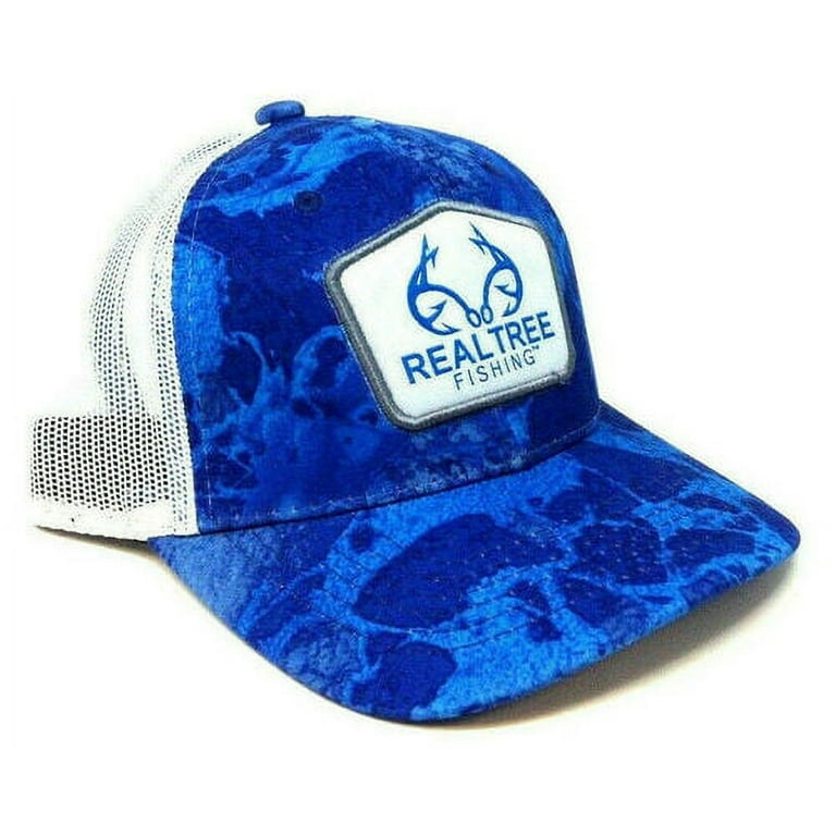 Realtree Fishing Hook Antler Logo Curved Bil Adjustable Hat 
