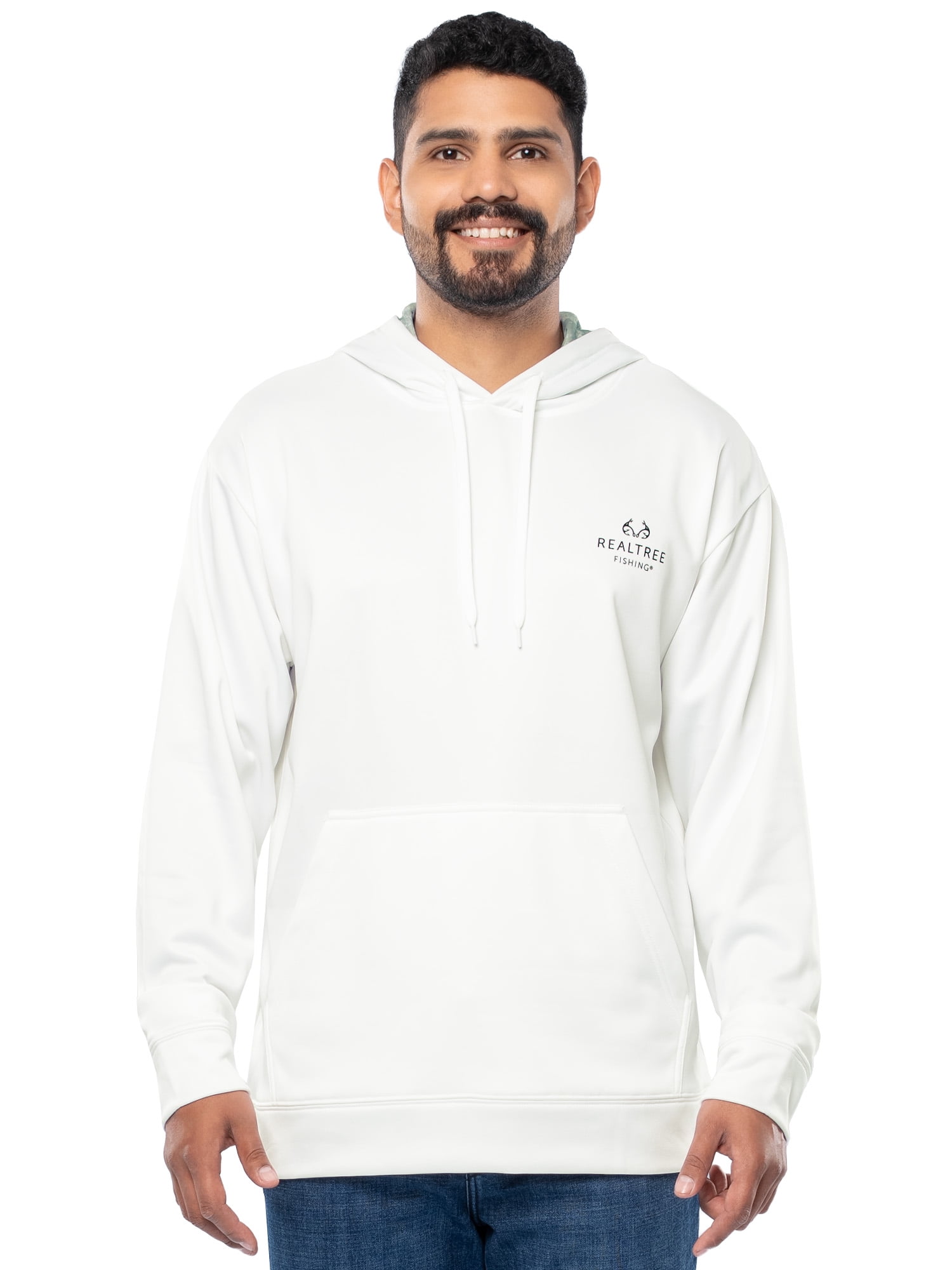 Realtree Fishing Men's Logo Performance Hoodie, Size S-4XL