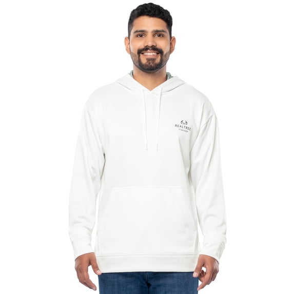 Realtree Fishing Men's Logo Performance Hoodie, Size S-4XL