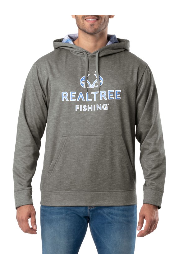 Fishing Men's Logo Performance Hoodie, Size S-4XL