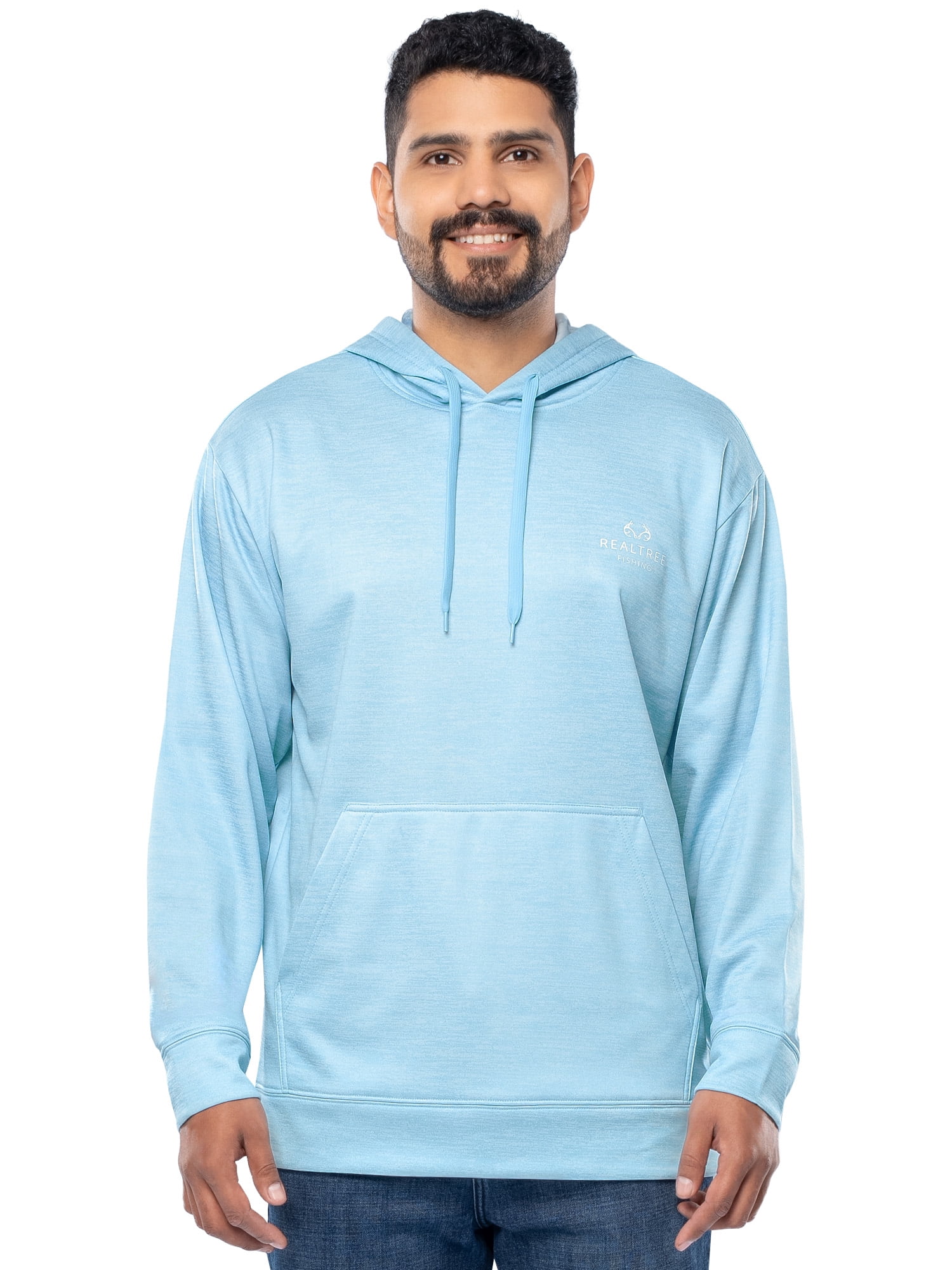 Realtree Fishing Men's Logo Performance Hoodie, Size S-4XL