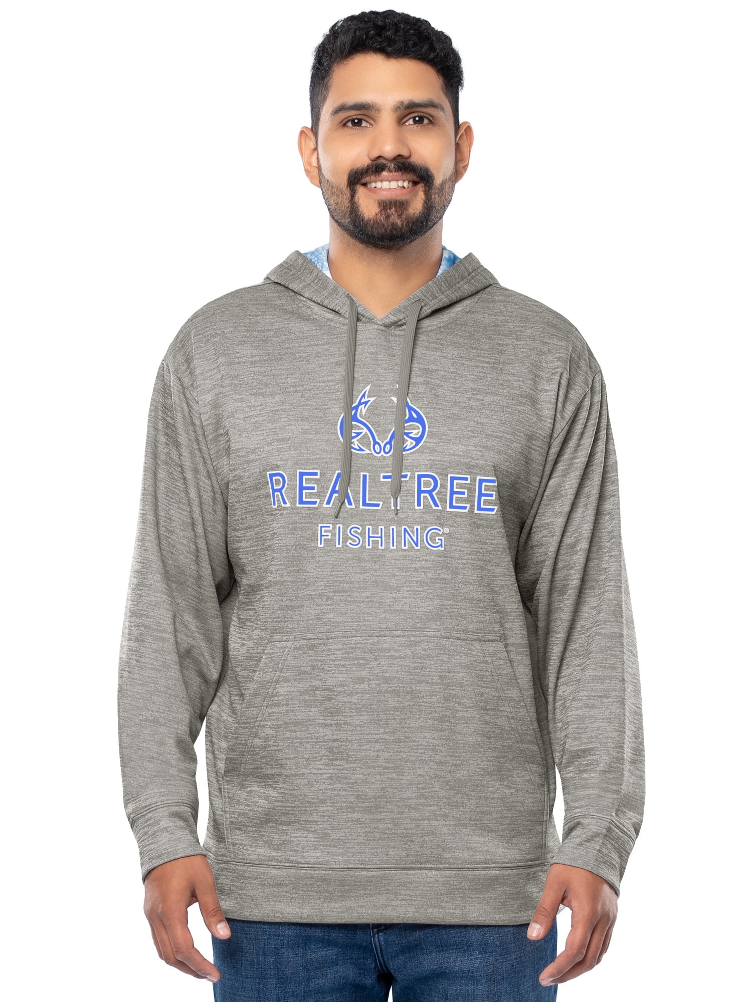 Realtree Fishing Men's Logo Performance Hoodie, Size S-4XL