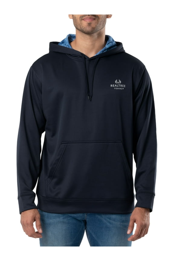 Fishing Men's Logo Performance Hoodie, Size S-4XL
