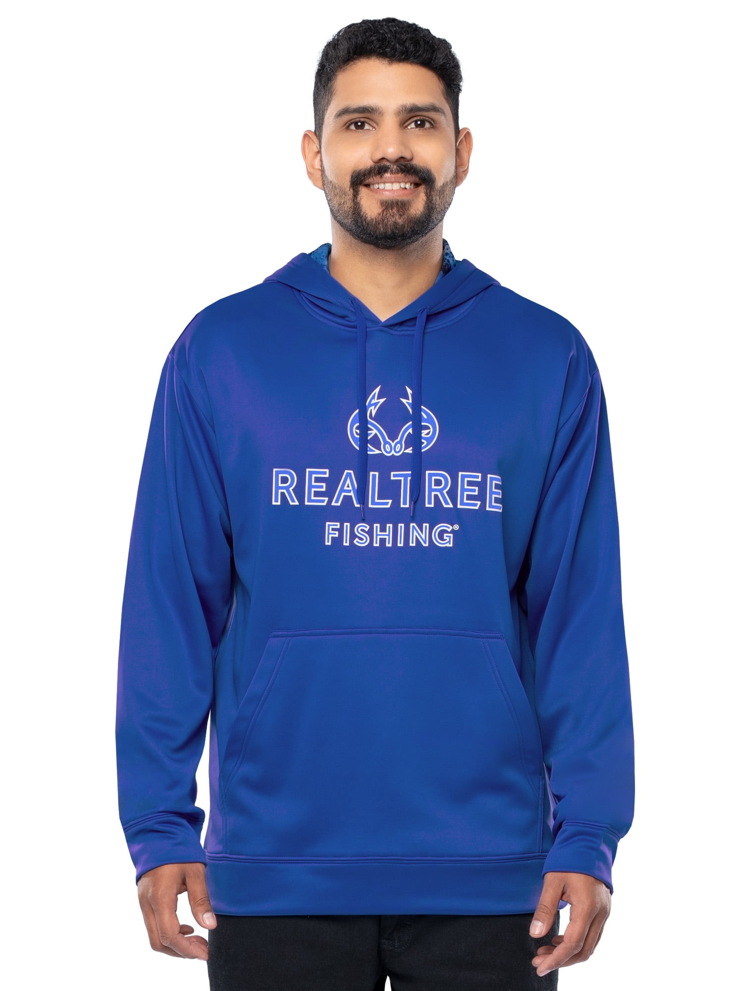 Realtree Fishing Men's Logo Performance Hoodie, Size S-4XL