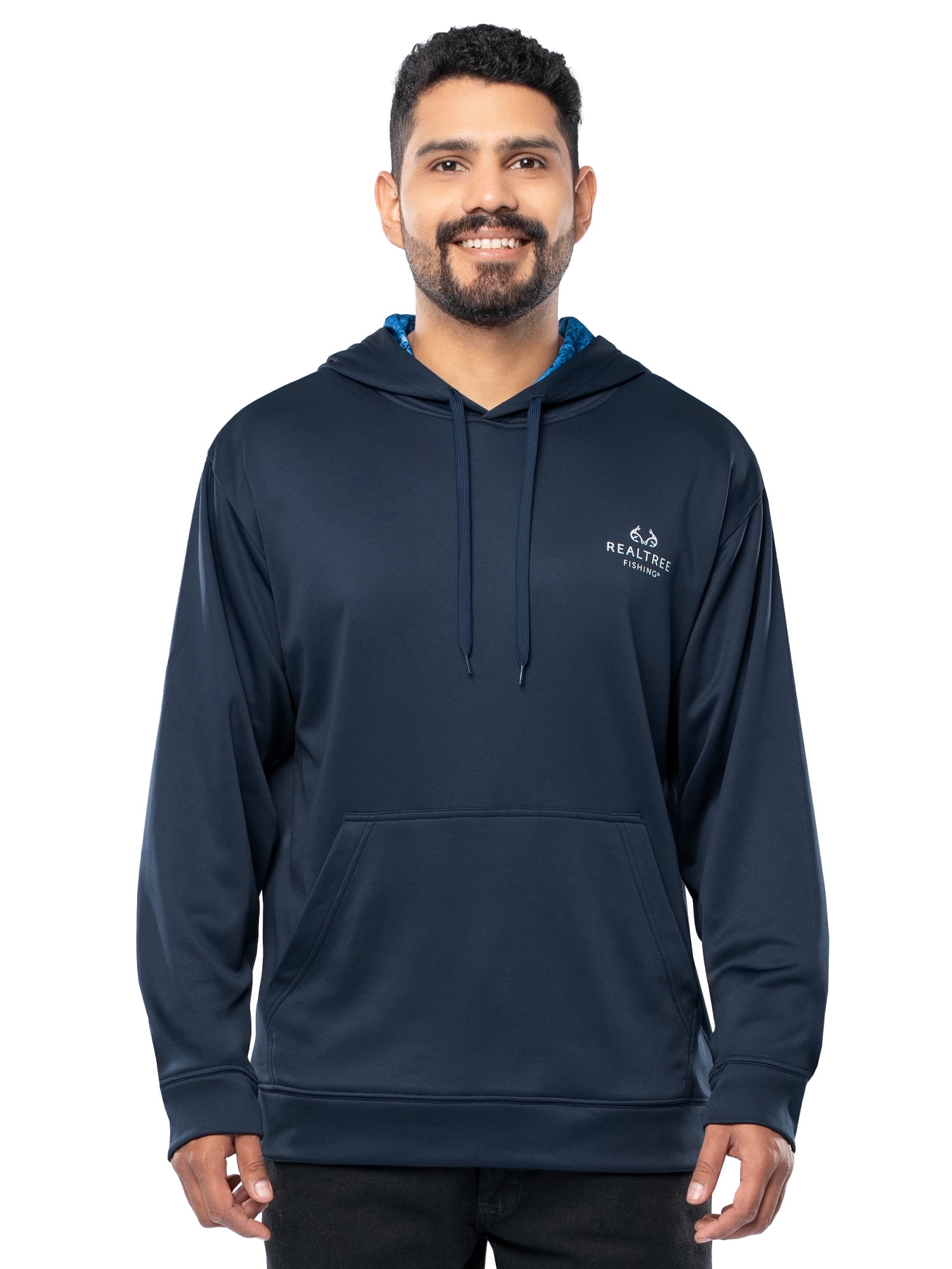 Realtree Fishing Men's Logo Performance Hoodie, Size S-4XL