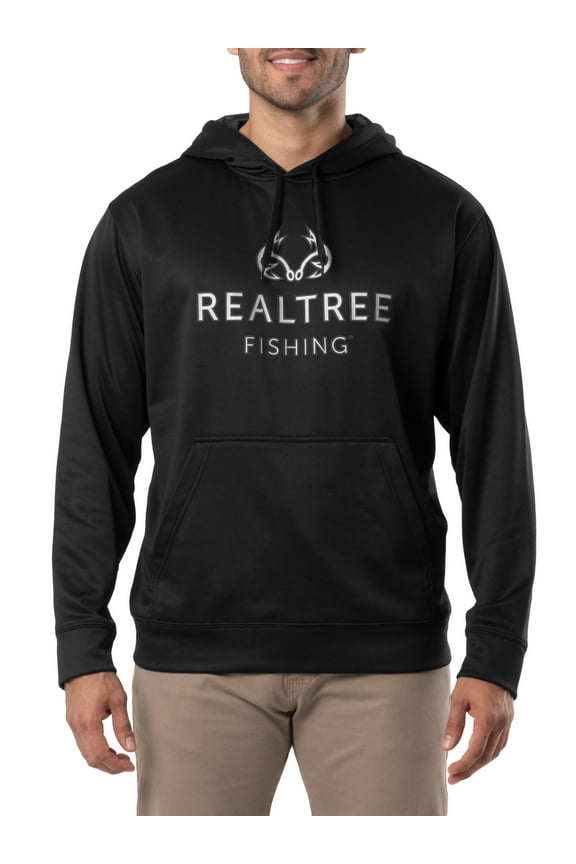 Fishing Men's Logo Performance Hoodie, Size S-4XL