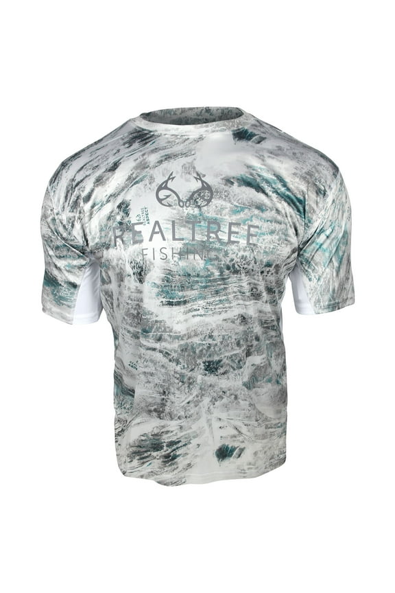 Fishing Perf. by Realtree Crew Neck Camouflage, T-shirt (Men's M)